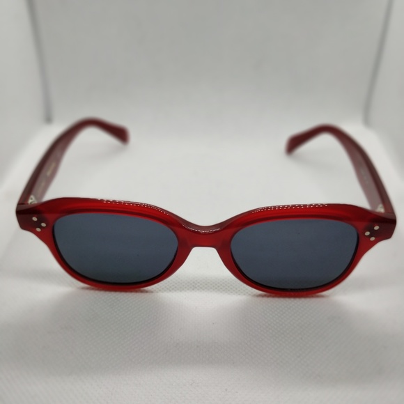 NWOT Celine Round Red Sunglasses - Picture 1 of 4
